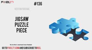 Looking for 3d puzzle psd free or illustration? Free Vector Of The Day 136 Jigsaw Puzzle Pieces Pixel77