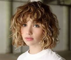 Ask for a dry cut 25 Most Popular Bob Cuts For Curly Hair 2021