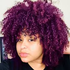 Beautiful Purple Curly Wigs For Black Women Lace Front Wigs Human Hair Wigs Hairstyles Purple Natural Hair Curly Hair Styles Wig Hairstyles