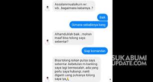 Kami hanya menerima sistem transfer pulsa / bagi pulsa. Pemalsuan Akun Medsos Pejabat Sukabumi Berlanjut Kali Ini Punya Yudha Sukmagara Ketua Dprd