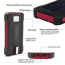 During the day, you use a step down converter to charge battery from your 5v solar panel. Solvolt Most Reliable Solar Charger