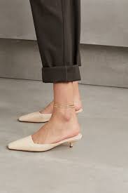 Cream Leather Mules Porte Paire Leather Mules Mules Outfit Carrie Bradshaw Outfits