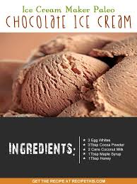 Lighter homemade ice cream, half as many calories but full taste. Ice Cream Maker Paleo Chocolate Ice Cream Ice Cream Maker Recipes Paleo Chocolate Ice Cream Paleo Chocolate