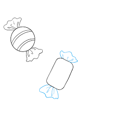 Free halloween candy coloring page printable. How To Draw Candy Really Easy Drawing Tutorial