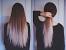 Straight Dark Brown Hair With Blue Highlights