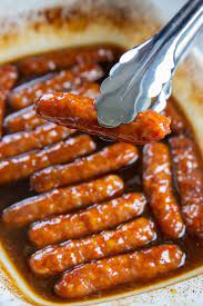 Pork Sausages Simmered In A Buttery Sweet Maple Syrup Sauce Then Served Piping Hot With Breakfast Sausage Recipes Easy Appetizer Recipes Pork Breakfast Sausage