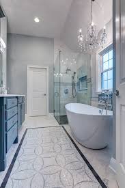 This Bathroom Is Simply Amazing The Colors Details In Tiles Glass Shower And The Modern Bath Tub I Light Blue Bathroom Master Bathroom Design Bathroom Color