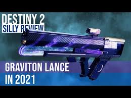 This weapon is the needle. Video Destiny 2 Graviton Lance