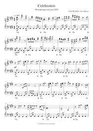 Surrounded, not embraced immediate family at my side poking jokes. Tenki No Ko Celebration Sheet Music For Piano Solo Musescore Com