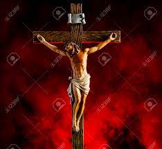 He could have easily avoided all these at the blink of an eye. A Small Statue Of Jesus Christ On The Cross With Red Smoke Stock Photo Picture And Royalty Free Image Image 145774665
