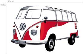 Sammlung von kerstin struif • zuletzt aktualisiert: Vw Collection By Brisa Wandtattoo Vw Bulli T1 Otto