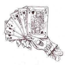 Required are two packs of cards and a sheet of paper and pen to collate scores. Zombie Hand Illustration Playing Card Tattoos Card Tattoo Hand Illustration