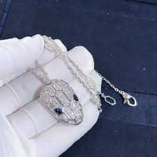 We did not find results for: Bvlgari Serpenti Necklace18k White Gold With Blue Sapphire Eyes And Pave Diamonds
