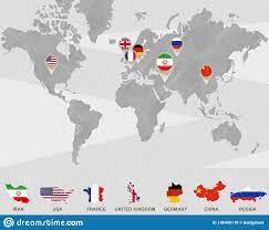 Não existe uma estatística perfeita para comparar os surtos de diferentes países durante esta pandemia. Mapa Del Mundo Con Los Indicadores De Iran Los E E U U Francia Reino Unido Alemania China Rusia Stock De Ilustracion Ilustracion De Sencillo Correspondencia 136490118