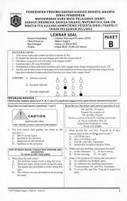 Berilah tanda silang (x) pada huruf a, b, c, atau d sebagai jawaban yang tepat! Soal Bahasa Inggris Paket C Ilmu Soal