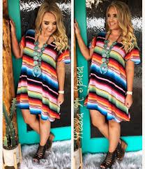Sedona Serape Dress Ropa Mexicana Vestidos De Fiesta Mexicanos Vestidos Con Manga Corta