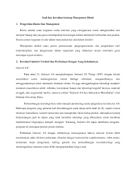 Online writing service includes the research material as well, but these services are for assistance purposes only. Doc Soal Dan Jawaban Tentang Manajemen Bisnis Novinda Chalarhena Academia Edu