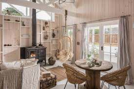 The lassen collection featured in this space is a balanced mix of natural elements and contemporary details with pops of burnt orange in the bedroom and muted teal in the living room. Rustic Small Living Room Ideas Photos Houzz