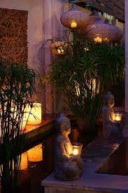 50 Stunning Easy Diy Outdoor Lights Crafts And Diy Ideas Diy Backyard Landscaping Buddha Garden Backyard Lighting