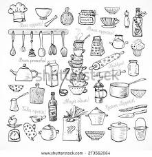Chef hat, fork and spoon stock illustration by tribalium 25 / 2,984. 17 Kitchen Tools Ideas Food Illustrations How To Draw Hands Food Drawing