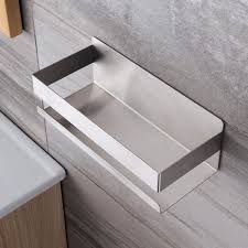10 cm de profondeur, 20 cm d'hauteur, 45 cm de largeur, acier de 1,5 mm d'épaisseur, poids 1,8 kg. Ruicer Etagere De Douche Auto Adhesif Panier De Douche Sans Percage Etagere De Salle De Bain Acier Inoxydable Sus304 Cdiscount Maison