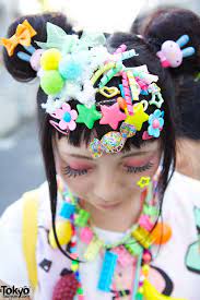 Kawaii Harajuku Decora Fashion W Hair Clips Pinwheel 6 Dokidoki Harajuku Fashion Street Harajuku Fashion Harajuku Hair