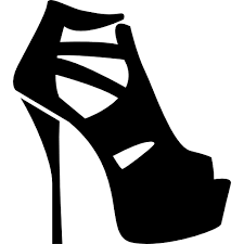 Platform Shoes With Thin Heels Free Vector Icons Designed By Freepik Icon Shoes Decorated Shoes Women Platform Shoes