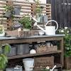 There is a wide range of benches and shelves available. 1