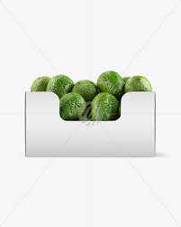 Download Box With Avocado In Box Mockups On Yellow Images Object Mockups PSD Mockup Templates