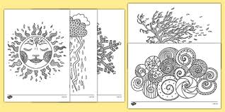 The new super fun weather coloring pages for kids and adults series brings to you many amazing and fun books that everyone can enjoy. Adult Coloring Mindfulness Weather Themed Sheets