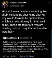 India captain virat kohli, who claims sachin tendulkar as his cricket idol, also tweeted a special message on his birthday. Now India S Sports Stars Tweet Against International Support To Farmers Protests