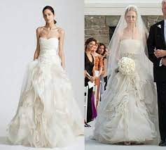 It's top notch designer vera wang. Pin On Chelsea Clinton Wedding Dress