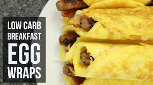 Low Carb Breakfast Egg Wraps Make Ahead Keto Breakfast Recipe By Forkly Youtube