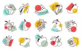 Vector Hand Drawn And Designed Illustrations Fruit Illustration Illustration Design Illustration