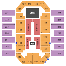 James Brown Arena Seating Charts For All 2019 Events