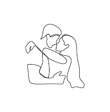 Pin By Meliha Kilinc Guler On Doodling In 2021 Minimalist Drawing Couple Drawings Simple Line Drawings