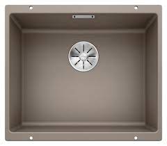 Unless you already have a space for a sink, your sink fitter will need to cut out an area of your countertop for the sink to fit into. Blanco Subline 500 U 1518571 Subline Unterbau Waschbecken Cm 53 X 46 Silgranit Truffel Vieffetrade