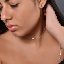 Sur le côté collier croix, collier croix, Communion, Confirmation collier,  collier religieux, Christian Neckalce en argent