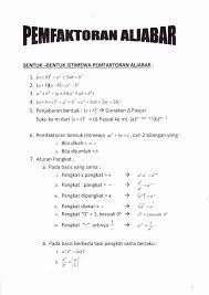 Ac = (1)(12) = 12, b = 7. Penjabaran Dan Pemfaktoran Aljabar Materi Bengkel Ilmu Persevera