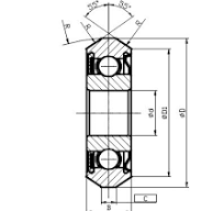 C43 -Track roller with spherical profile