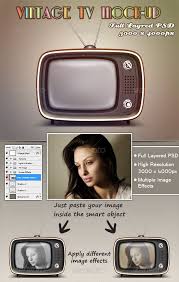 Vintage Tv Mock Up Vintage Tv Mockup Design Branding Mockups