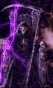 Purple Lightning Grim Reaper For Android Grim Reaper Art Grim Reaper Grim Reaper Images