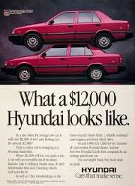 Image result for Champagne 1980 Hyundai