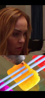 Grabs Pearl Neckless to Gasp