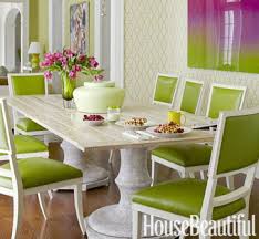 Schumacher Vinyl In A Lime Green So Soft It Almost Could Fool You For A Leather Would Make An Amazing Cha Green Dining Room Green Dining Chairs Home Decor