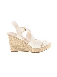 Details About Just Fab Women White Wedges Us 6