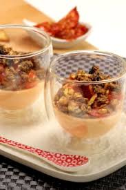 Verrines De Tomate Et Crumble De Triangolini Sesame De Belin Belin Recette En 2020 Recette A Base De Tomates Tomates Verrine Tomate