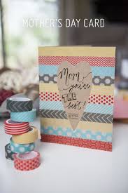 Homemade mother's day cards are almost lost to time. Diy Mother S Day Card Washi Tape Diy Cards For Mom Mothers Day Cards Mother S Day Diy