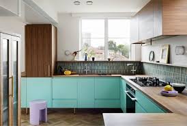 This kitchen has tons of small fun features including frosted glass panels on upper cabinets. 65 Adorable Mid Century Modern Kitchen Ideas Interiorzine