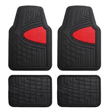 Fh Group F11311red Rubber Floor Mat Heavy Duty Tall Channel Red Full Set Trim To Fit Ad Floor Sponsored Rubber Flooring Rubber Floor Mats Blue Floor Mat
